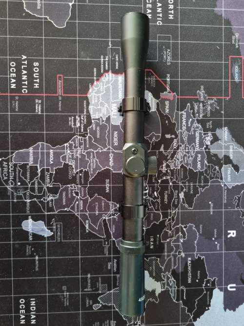 GUN SCOPE FOR PELLET GUN AND .22 4X20 BRAND NEW! BARGAIN!