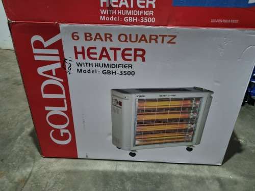 6 BAR QUARTZ HEATER BRAND NEW IN BOX TESTED AND BOXED BARGAIN!
