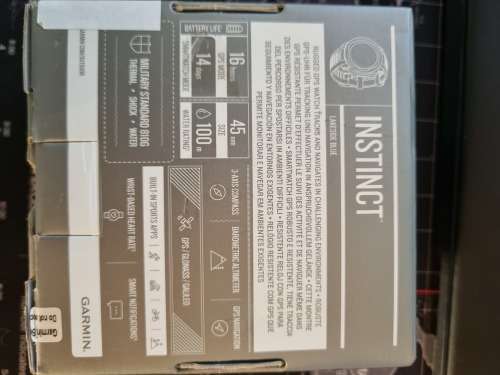 GARMIN INSTINCT BRAND NEW OPEN BOX! LAST ONE! NEW AT PRICE OF SECOND HAND UNIT!