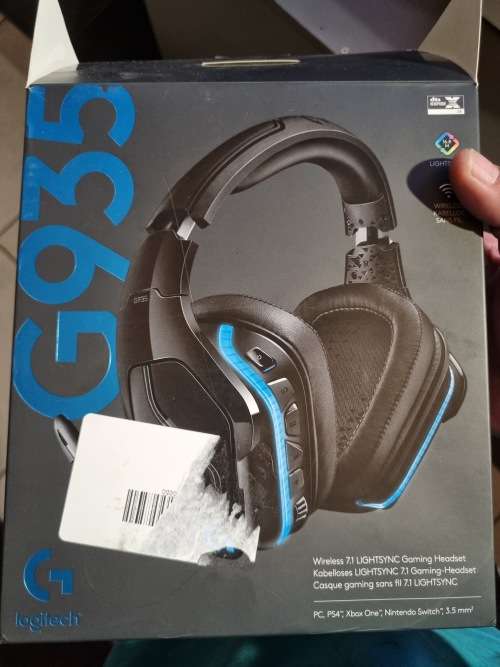 Logitech G935 Wireless Gaming RGB Headset, 7.1 Surround Sound, DTS BRAND NEW OPEN BOX BARGAIN! READ!
