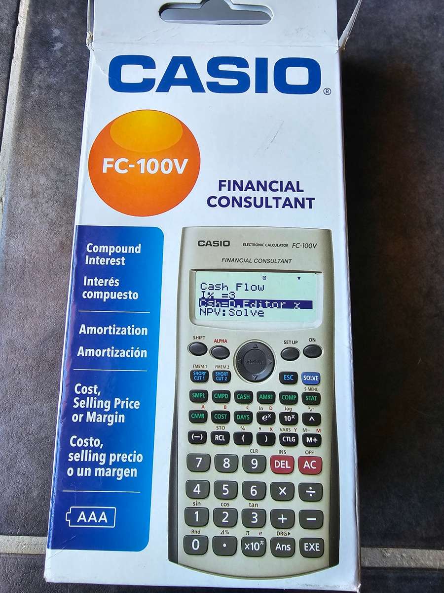 CASIO FC100V FINANCIAL CALCULATOR! BARGAIN LAST ONE!