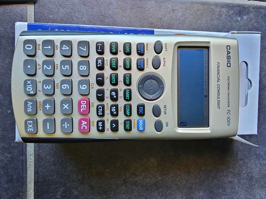 CASIO FC100V FINANCIAL CALCULATOR! BARGAIN LAST ONE!