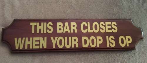 BAR GREETING PLANKS LARGE