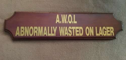 BAR GREETING PLANKS LARGE