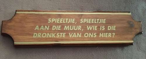 BAR GREETING PLANKS MEDIUM