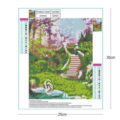 5D DIY FULL DRILL DIAMOND PAINTING BY NUMBER - FANTASY BRIDGE