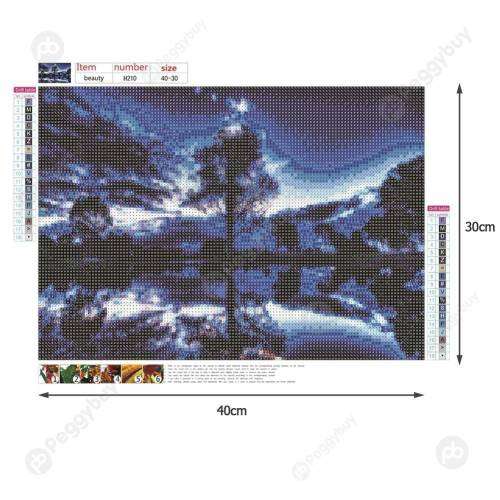 5D DIY FULL DRILL DIAMOND PAINTING BY NUMBER - BLUE SKIES