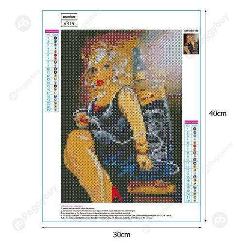 5D DIY FULL DRILL DIAMOND PAINTING BY NUMBER - JACK DANIELS BEAUTY