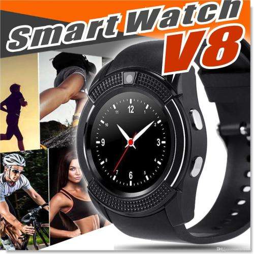 *Local Stock* Sporty Round V8 Smartwatch - SIM & SDCard