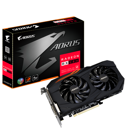 Gigabyte RX580 AORUS - WINDFORCE OC - RGB