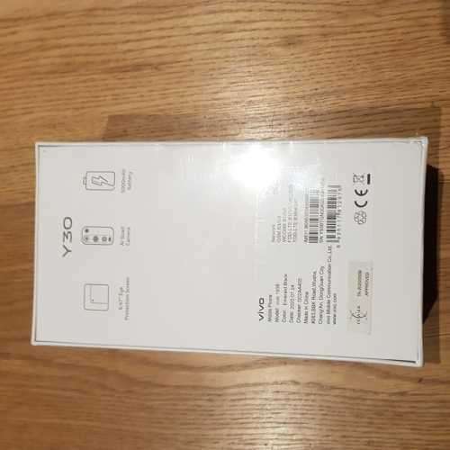 VIVO Y30 - 128GB Smartphone- Brand New Sealed - Emerald Black - Valued R5000