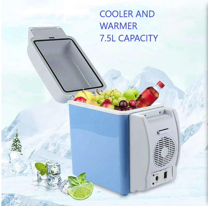 Portable Electronic Cooling & Warming Refrigerator - 7.5l Capacity