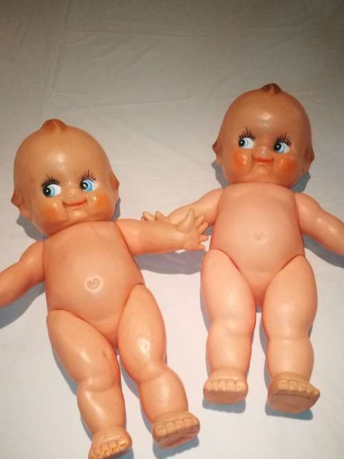 2 x Large Vintage Kewpie dolls