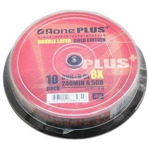 8.5GB Dual Layer DVD+R  8X (10 Pack) Printable
