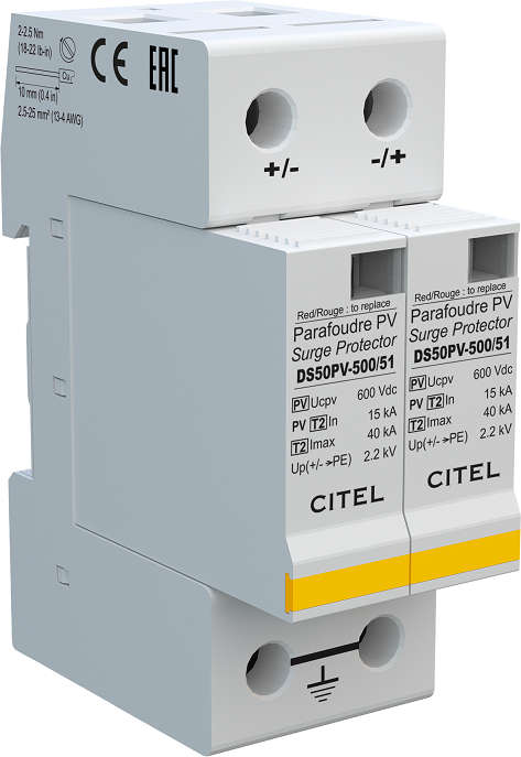 Citel DC surge protector 600Vdc