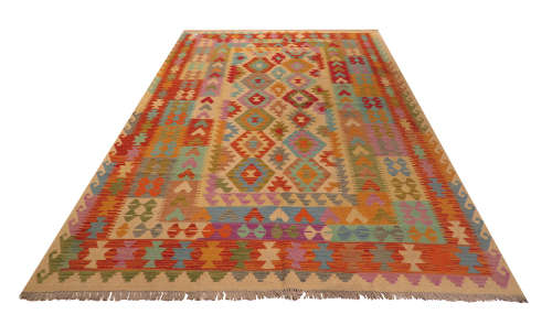 Premium Quality Handwoven Anatolian Kelim Carpet (293cm x 203cm)