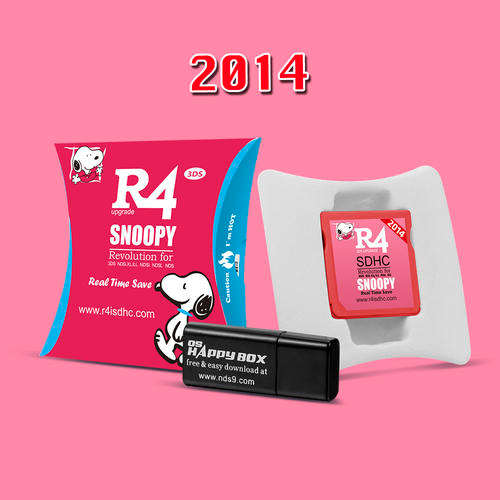 2014 R4i sdhc Snoopy Flash Card for 3DS /2DS 7.0.0-13 Console (V1.4.5 Dsi/DsiLL/XL/DSL). IN STOCK.