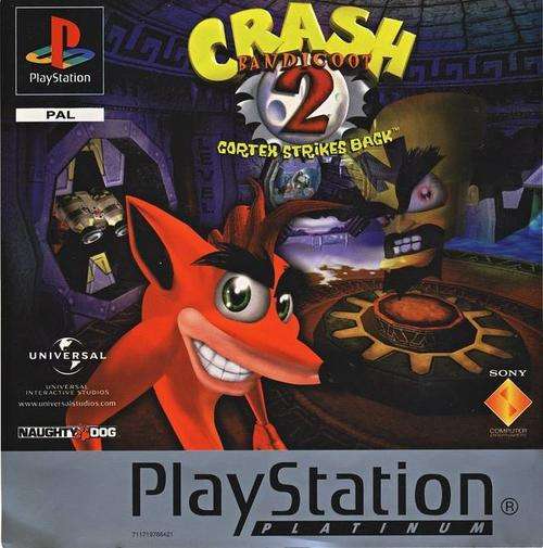 Crash Bandicoot 2 Coretx Strikes Again PS1/PS2.