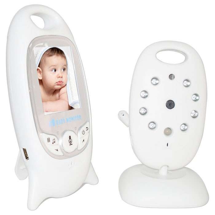 2.0 inch Color Video Wireless Baby Monitor With Audio & Lullabies