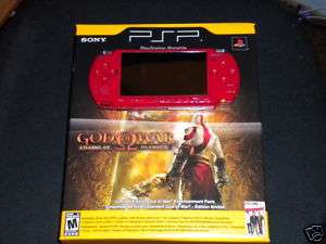 PSP 2000 God Of War Limited Edition Red Console + Lots Of Extras