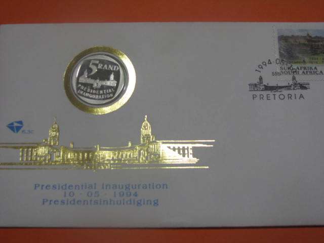 Original 1994 Inauguration FDC with proof R5