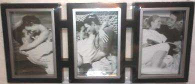 3 Picture Black Frame with Silver Border ***CRAZY SALE***