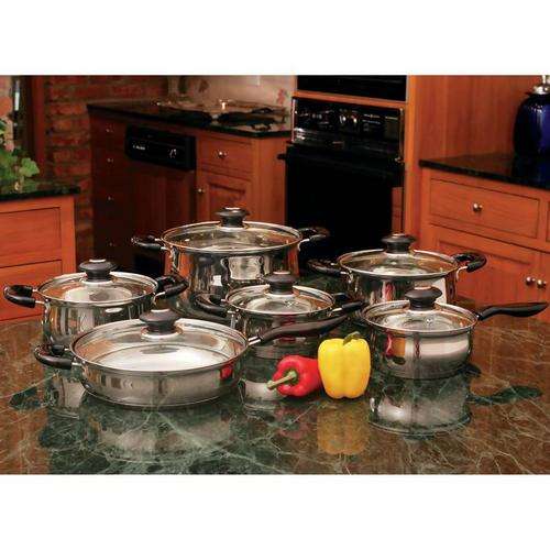 Imported from Germany 12 Piece Stainless Steel Cookware Set ***CRAZY SALE***FREE SHIPPING***
