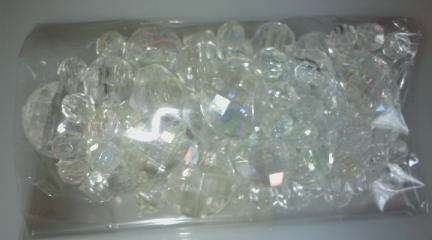 **CLEARANCE SALE** Packet of Clear Mixed Beads**SHIPPING SPECIAL**