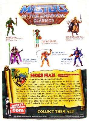 Masters of the Universe Classics Moss Man with Flocked Ears!! Mint on Card!