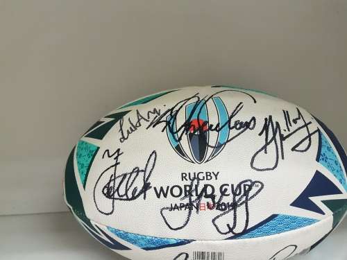 Official ReplicaWorld Cup Japan 2019 Gilbert Rugby Ball -Signed by 20 World Cup Winning Springboks!!