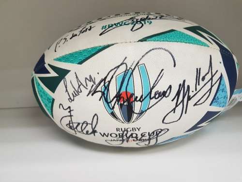 Official ReplicaWorld Cup Japan 2019 Gilbert Rugby Ball -Signed by 20 World Cup Winning Springboks!!