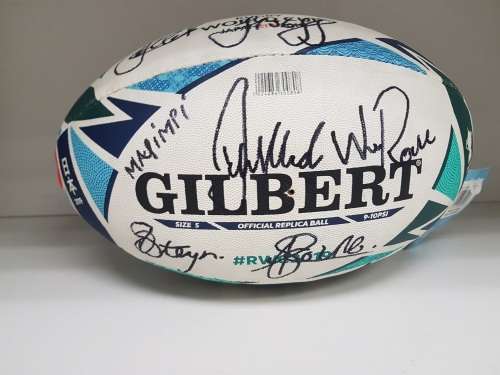 Official ReplicaWorld Cup Japan 2019 Gilbert Rugby Ball -Signed by 20 World Cup Winning Springboks!!