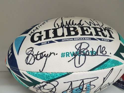 Official ReplicaWorld Cup Japan 2019 Gilbert Rugby Ball -Signed by 20 World Cup Winning Springboks!!
