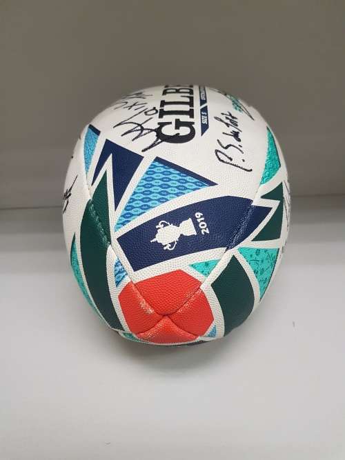 Official ReplicaWorld Cup Japan 2019 Gilbert Rugby Ball -Signed by 20 World Cup Winning Springboks!!