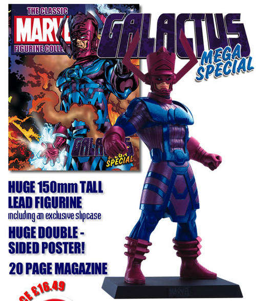 GALACTUS !!!! Rare !!! Classic Marvel Figurine Collection Mega Special