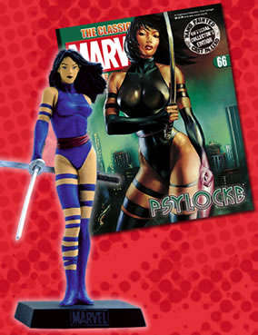 PSYLOCKE !!!! Rare !!! Classic Marvel Figurine Collection #66