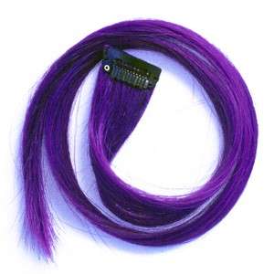 Clip in Neon Hair Extensions !! (Purple, Pink, Blue)