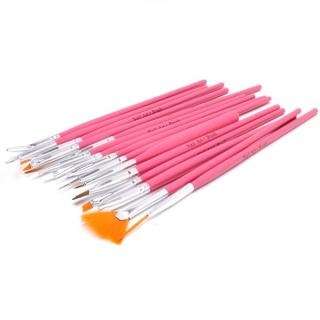 15Pce Nail Art Brush Set **In Stock**