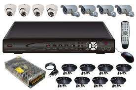 COMPLETE 8 CHANNEL CCTV SYSTEM,WITH ROOM TO UPGRADE