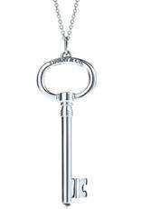 .925 SILVER KEY NECKLACE**In Stock**T & Co**
