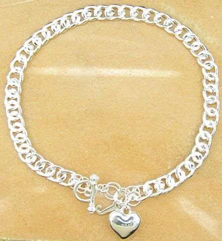 .925 SILVER LADIES HEART NECK CHAIN**IN STOCK**Last one Left**