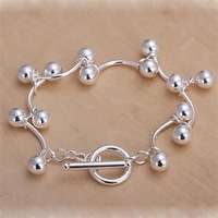 .925 SILVER SOLID BALL BRACELET**In Stock**