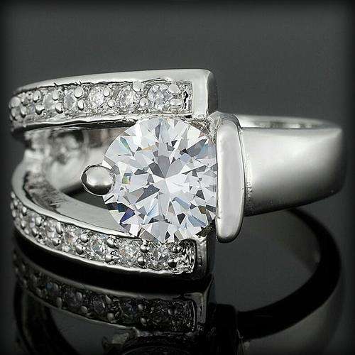 Topaz Gemstone White Gold Ladies Ring**In Stock**