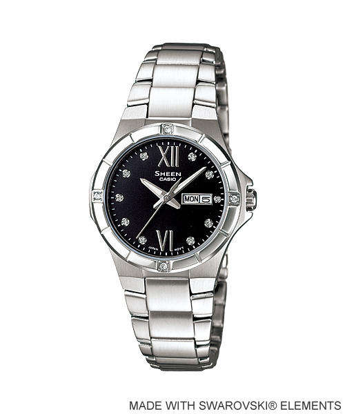 AUTHENTIC LADIES CASIO SHEEN 4022D -1A**IN STOCK**