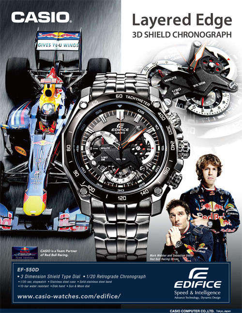 Gents Casio EF-550D-1AV Timepiece **Local Stock**