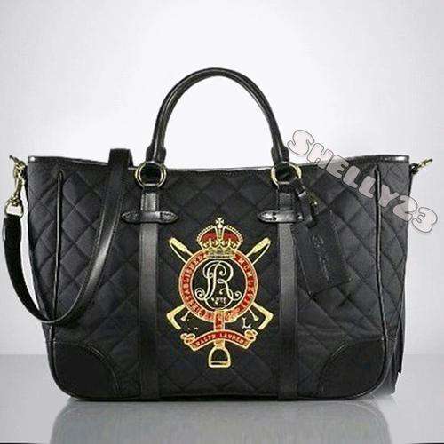 AUTHENTIC RALPH LAUREN QUILTED DESIGNER POLO LADIES HANDBAG**IN STOCK**FIRST ON BoB**
