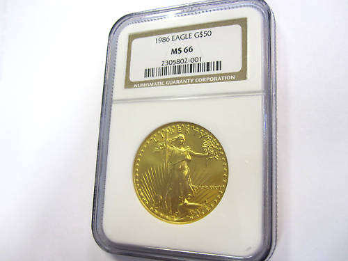 1 Troy Oz Gold American Eagle Coin (market price: R15,000.00) 1986