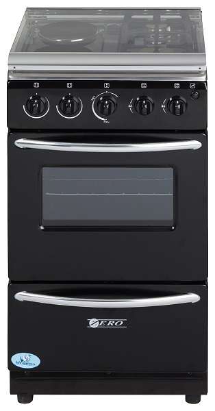 Zero Appliances 2 Burner Gas + 2 Elec Plates, Gas Oven