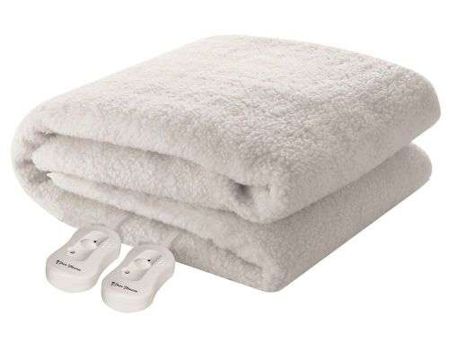 Pure Pleasure Fullfit Sherpa Flees Electric Blanket (Size: King Extra Length)