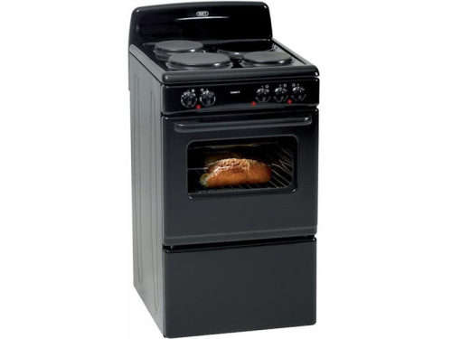 Defy Compact 3 Plate Electric Stove - Black